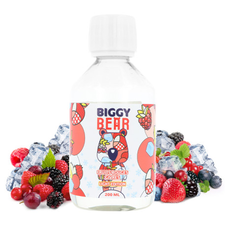 Le e-liquide Fruits Rouges Givrés Light Edition Biggy Bear par Secret's Lab en 200ml