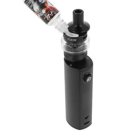 Le remplissage du clearomiseur Melo X du kit iStick XC100 de chez Eleaf