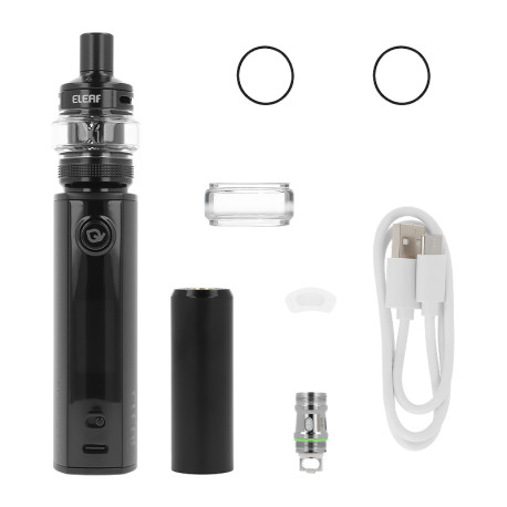 Le contenu de la boîte du kit iStick XC100 par Eleaf