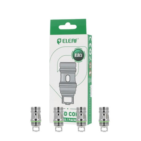 Lot de 5 résistances EC-D de chez Eleaf en 0.5ohm