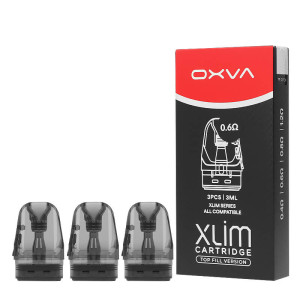 Les trois cartouches XLIM Top Fill 3ml par OXVA en 0.6ohm