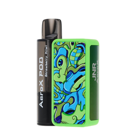 La puff rechargeable Strawberry Kiwi Aerox de chez JNR
