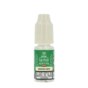 Le e-liquide Menthe Verte Le Pod Liquide Fizz par PULP en 10ml