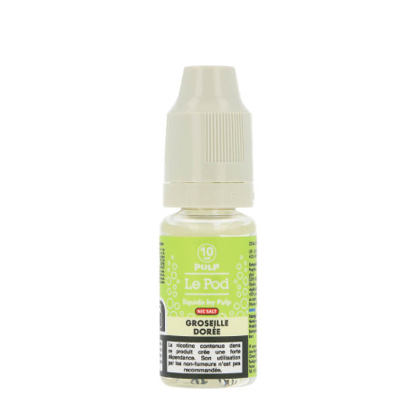 Le e-liquide Groseille Dorée Le Pod Liquide Fizz de PULP en 10ml