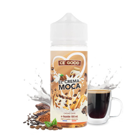 Le e-liquide El Crema Moca CE'GOOD de Vape Connection en 100ml