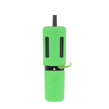 Le système rotatif de la puff rechargeable Green Fliq par Vampire Vape