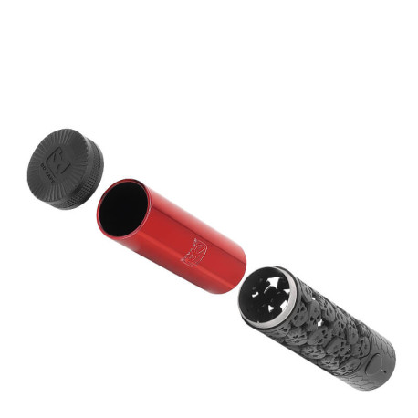 Le logement simple accu du mod Blaster Skull Edition de BD Vape