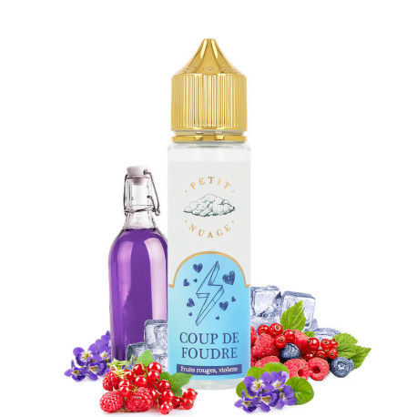 Le e-liquide Coup de Foudre Petit Nuage de chez Levest en 50ml