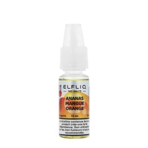 Le e-liquide Ananas Mangue Orange ELFLIQ par Elfbar en 10ml