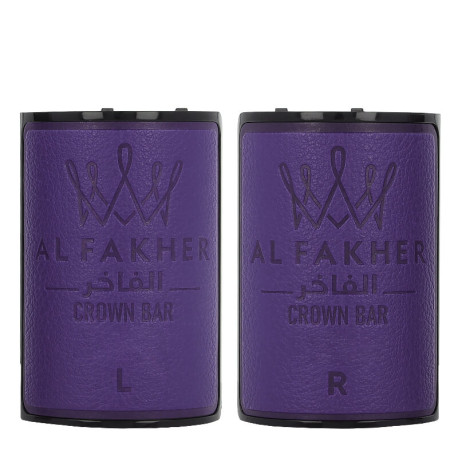 Les deux pods de la Puff Rechargeable Hyper Max Lush Ice 30K Crown Bar de Al Fakher