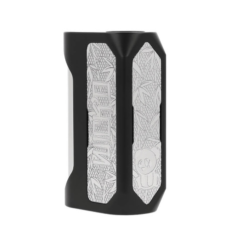 La box Blade 60 par Vypers Vapes X Wick'D en Black Silver