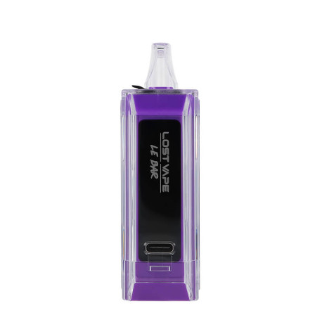 Le port USB-C de la Puff Rechargeable Le Bar 45K Raisin Cassis Glacé de Lost Vape