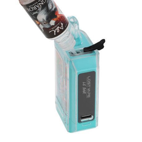 Le remplissage de la Puff Rechargeable Le Bar 45K Kiwi Fruit de la Passion Goyave de Lost Vape