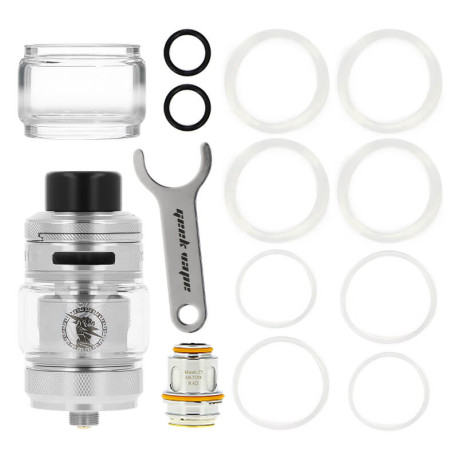 Le contenu de la boîte du clearomiseur Z Sub-Ohm 5 de Geekvape