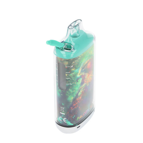 La trappe de remplissage de la puff rechargeable Falcon-X Plus Love 66 par JNR