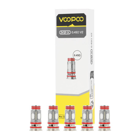 Résistances PnP X V2 (x5) Voopoo en 0.45ohm