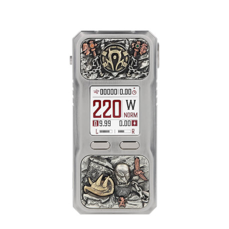 L'écran de la box Rayden 220 Limited Edition de chez BD Vape