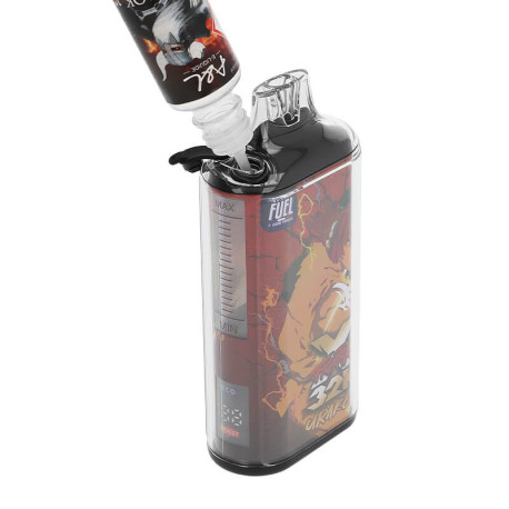 Le remplissage de la puff rechargeable Uraken 32K Fighter X par Maison Fuel