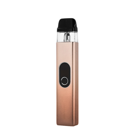Le pod XROS 4 de chez Vaporesso en Champagne Gold