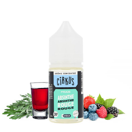 Concentré Absinthe Rouge Cirkus de VDLV en 30ml