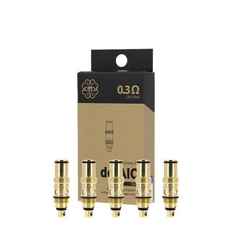 Résistances DotCoil (x5) DotAIO V2 Dotmod en 0.3Ω