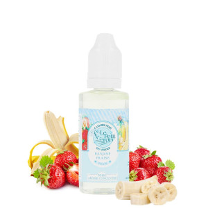 Le concentré Banane Fraise Frais Le Petit Verger de Savourea en 30ml