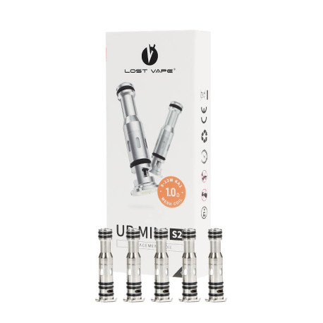 Résistances UB Mini Coils (x5) Lost Vape en 1.0Ω