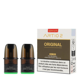 Le lot de deux cartouches préremplies Artio 2 Original (x2) par OXVA