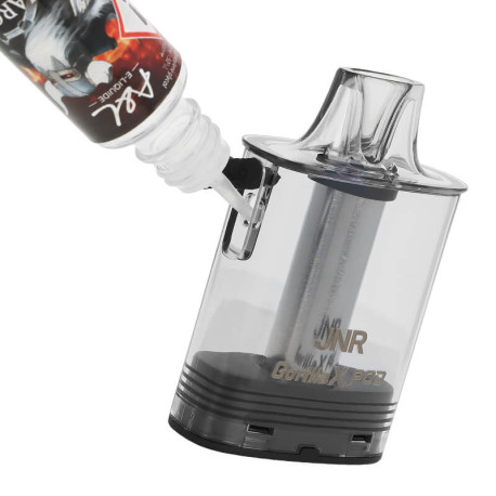 Le remplissage de la puff rechargeable Strawberry Watermelon Ice 43K Gorilla X de JNR