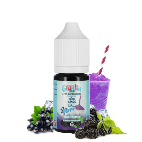 Concentré Mûre Cassis Granita Soft Alfaliquid en 30ml