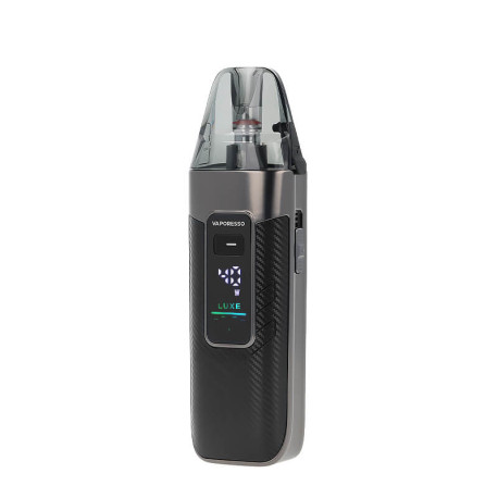 Le pod Luxe X3 de Vaporesso en Carbon Black