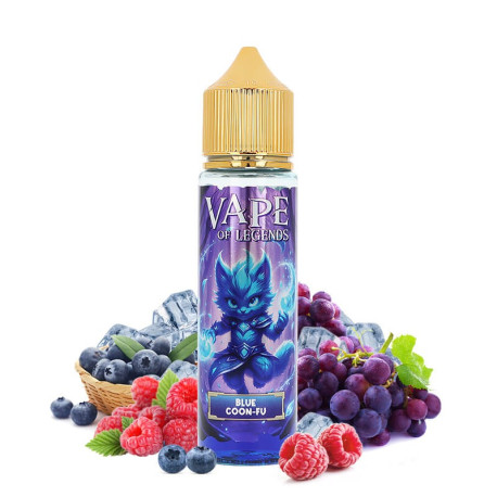 Le e-liquide Blue Coon-Fu Vape Of Legends de Levest en 50ml