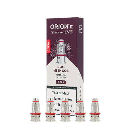 La boîte de cinq résistances Orion II V2 de LVE en 0.4ohm