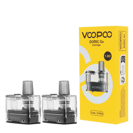 Le lot de deux cartouches Doric Go (x2) par Voopoo en 1ohm
