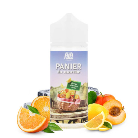 Le e-liquide Orange Abricot et Citron Panier Du Marché de Maison Fuel en 100ml