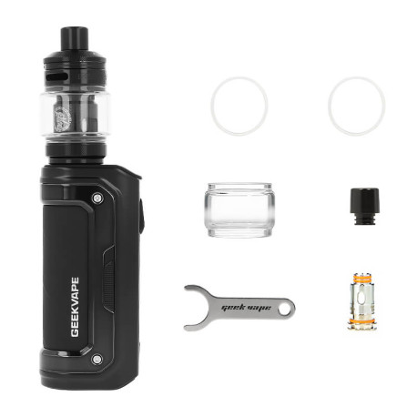 Le contenu de la boîte du kit Aegis Mini 5 par Geekvape