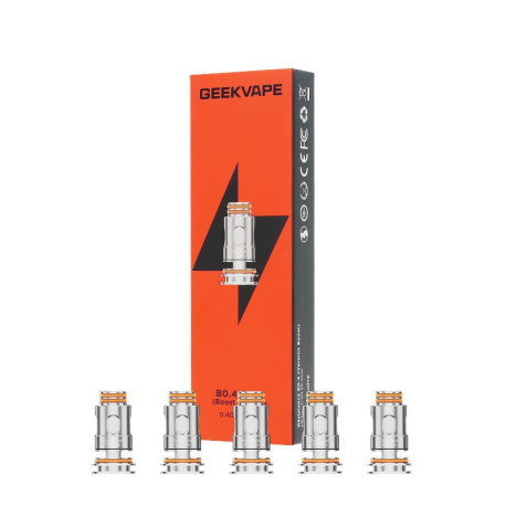 Lot de 5 résistances Mesh B Series Boost en 0.4ohm par Geek Vape