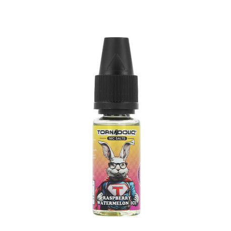 Le e-liquide Raspberry Watermelon Ice de Tornadoliq 10ml en sels de nicotine 10 ou 20mg/ml