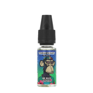 Le e-liquide Mr Blue de Tornadoliq 10ml en sels de nicotine 10 ou 20mg/ml