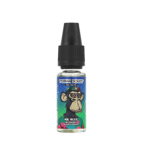 Le e-liquide Mr Blue de Tornadoliq 10ml en sels de nicotine 10 ou 20mg/ml