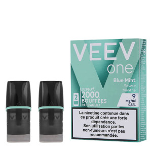 La boîte de deux cartouches VEEV One Blue Mint par VEEV