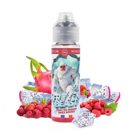 Le e-liquide Fruit du Dragon Baies Rouges Frozen Beast de Secret's Lab en 50ml