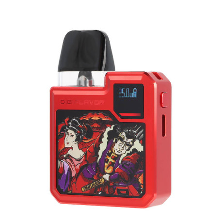 Le pod Digi Q Geekvape en Samurai Red