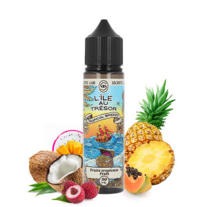 Le e-liquide Tropical Breeze L'île au Trésor de Secret's Lab en 50ml
