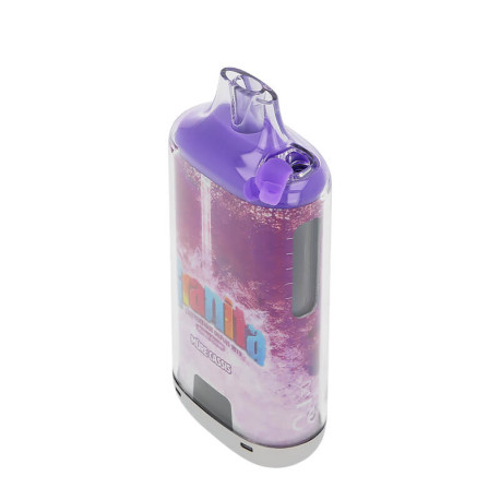 Le système de remplissage de la Puff Granita 30K Mûre Cassis par Alfaliquid