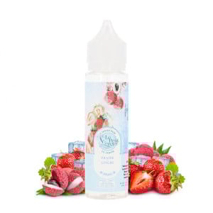 Le e-liquide Fraise Litchi Frais Le Petit Verger par Savourea en 50ml