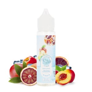 Le e-liquide Brugnon Orange Sanguine Frais Le Petit Verger par Savourea en 50ml