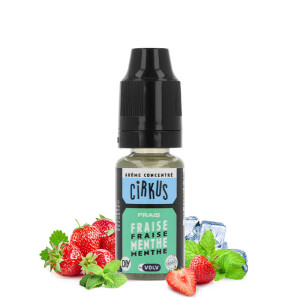 Le concentré Fraise Menthe Cirkus de VDLV en 10ml