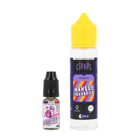 Le e-liquide Mangue Framboise Neosweet Cirkus par VDLV en 60ml