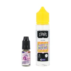 Le e-liquide Garde la Pêche Neosweet Cirkus par VDLV en 60ml